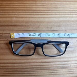 Sleek Black Rectangular Glasses